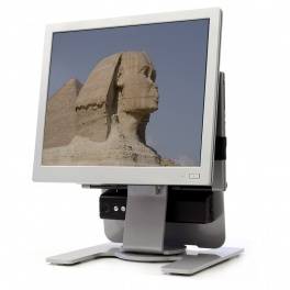 Sfinx Laptop-Monitor stativ. Silver