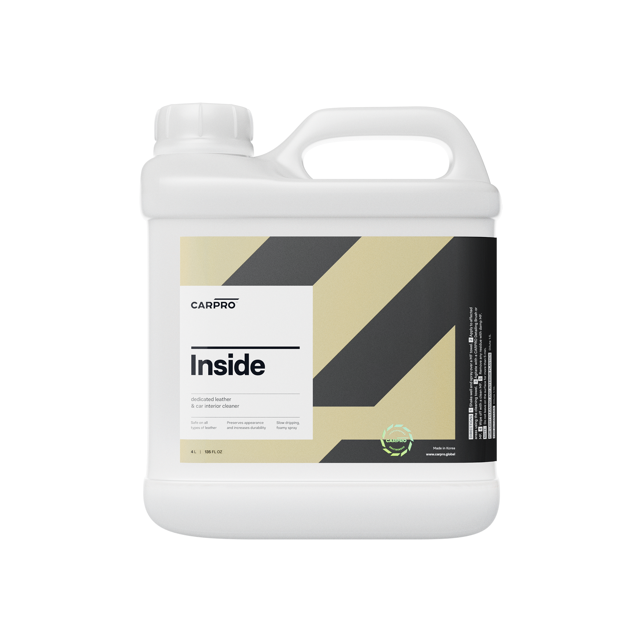 "Inside" Leather & Car-Interior Cleaner Interior Cleaner - 4L