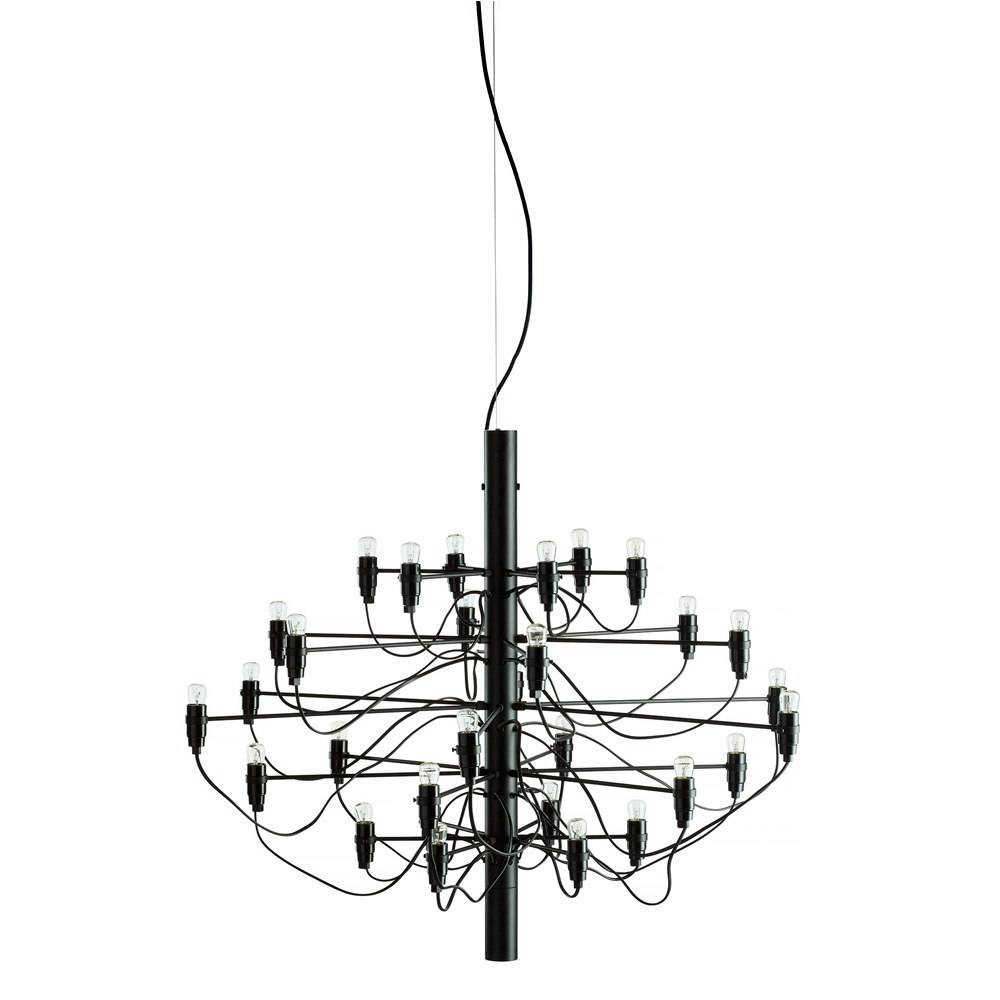 Flos 2097/30 Sarfatti Ljuskrona Led Mattsvart - Pendellampor Mässing Mattsvart - OPKA1400331