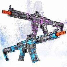 Elektrisk Gel Ball Blaster Toy Gun, uppladdningsbar och återanvändbar, automatiska utomhusleksaker för lagaktiviteter, perfekt present till födelsedag - Multifärgad (blå,Purpur,röd,grön,vit grön,silvergrön,orange färg,80000 st)