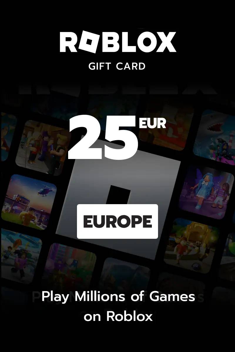 Roblox €25 EUR Gift Card (EU) - Digital Code.