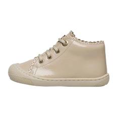 Naturino, Kids , Dame, Hvid, 26 EU, Patent leather first steps shoes Cottins