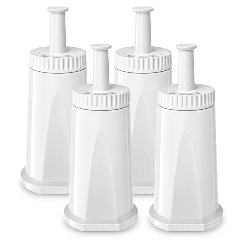 Vattenfilter ersättning för Sage helautomatisk kaffemaskin, 4 stycken ersättningar för Sage Barista Express Pro vattenfilter, vattenfilter för SES810/SES880/SES920/SES980/SES990/SES875/SES008/BES008