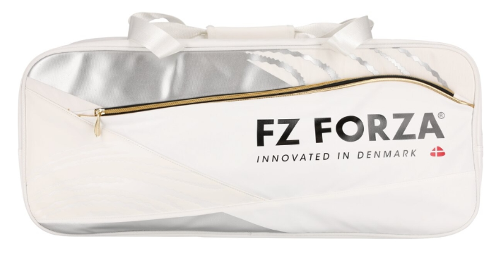 Forza Tour Line Square badminton taske - Hvid/Guld.