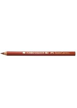Färgpenna FABER Jumbo brun (12)