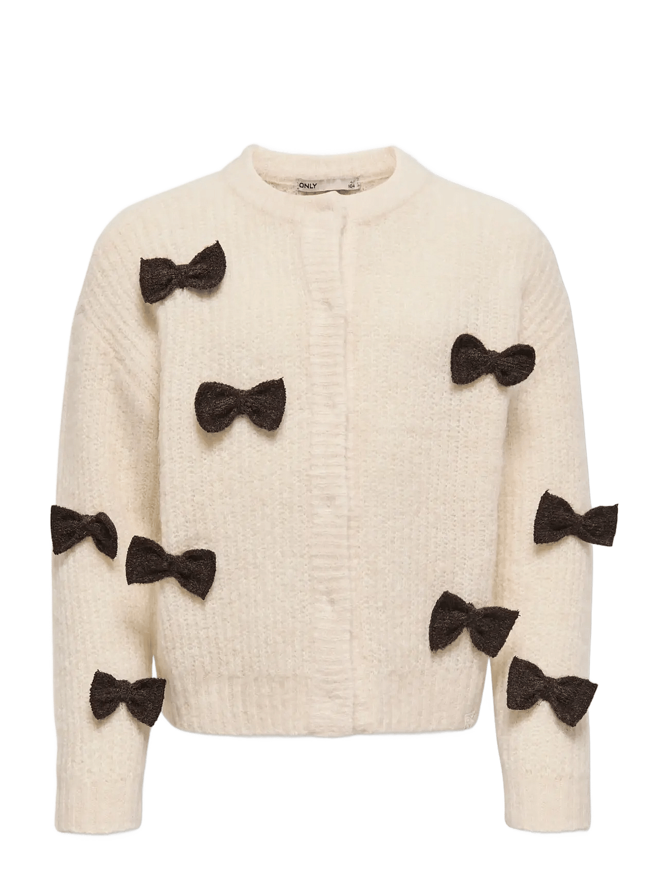 Kids Only Kmgrosalin L/S O-Neck Cardigan Knt - Cream - 122
