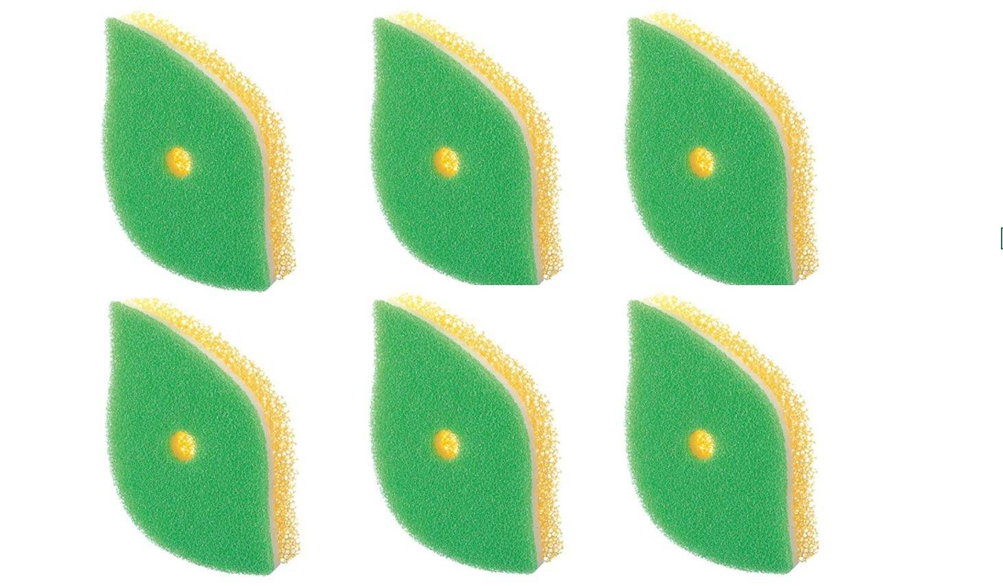 Myrna Sponge Set of 6 Leaf-Shaped