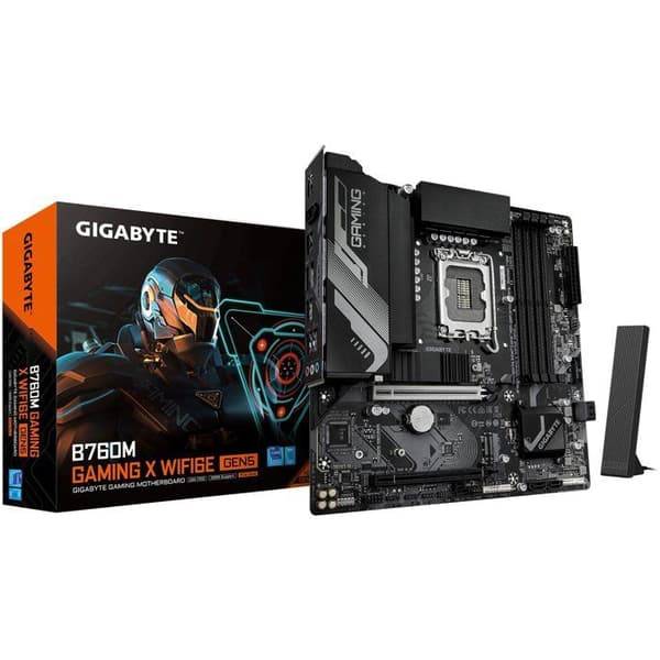Bundkort - GIGABYTE - B760M GX WF6E GEN5 - Micro-ATX-format - Intel B760-chipsæt - WiFi 6E & PCIe 5.0