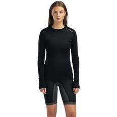 Aclima WarmWool Crew Neck Dame Jet Black S