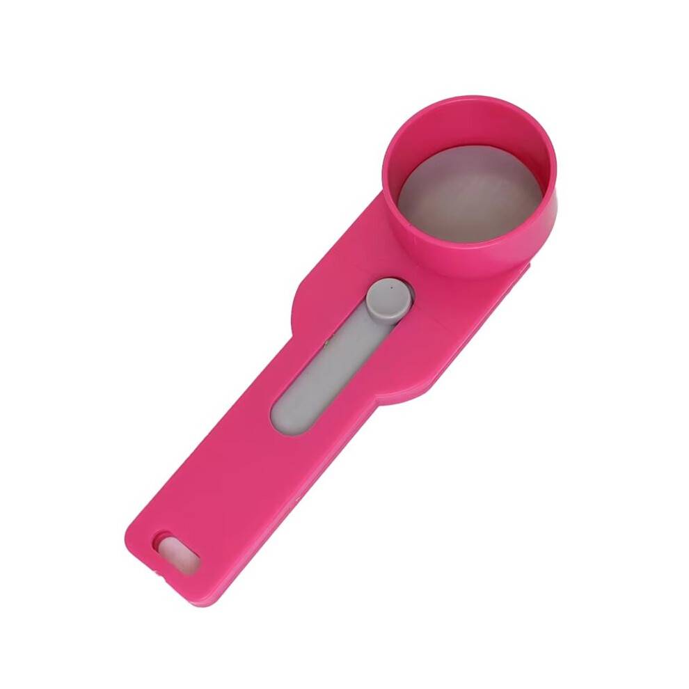 No Spill Measuring Spoon Long Handle Scoop with Built-in Sliding Funnel Preparation Mess Free Measuring Funneler