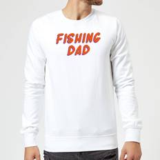 Fishing Dad Sweatshirt - White - XXL