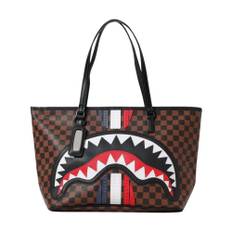 SPRAYGROUND, Taske, Dame, Flerfarvet, ONE SIZE, Uld, Farverig Shark Attack Tote Bag