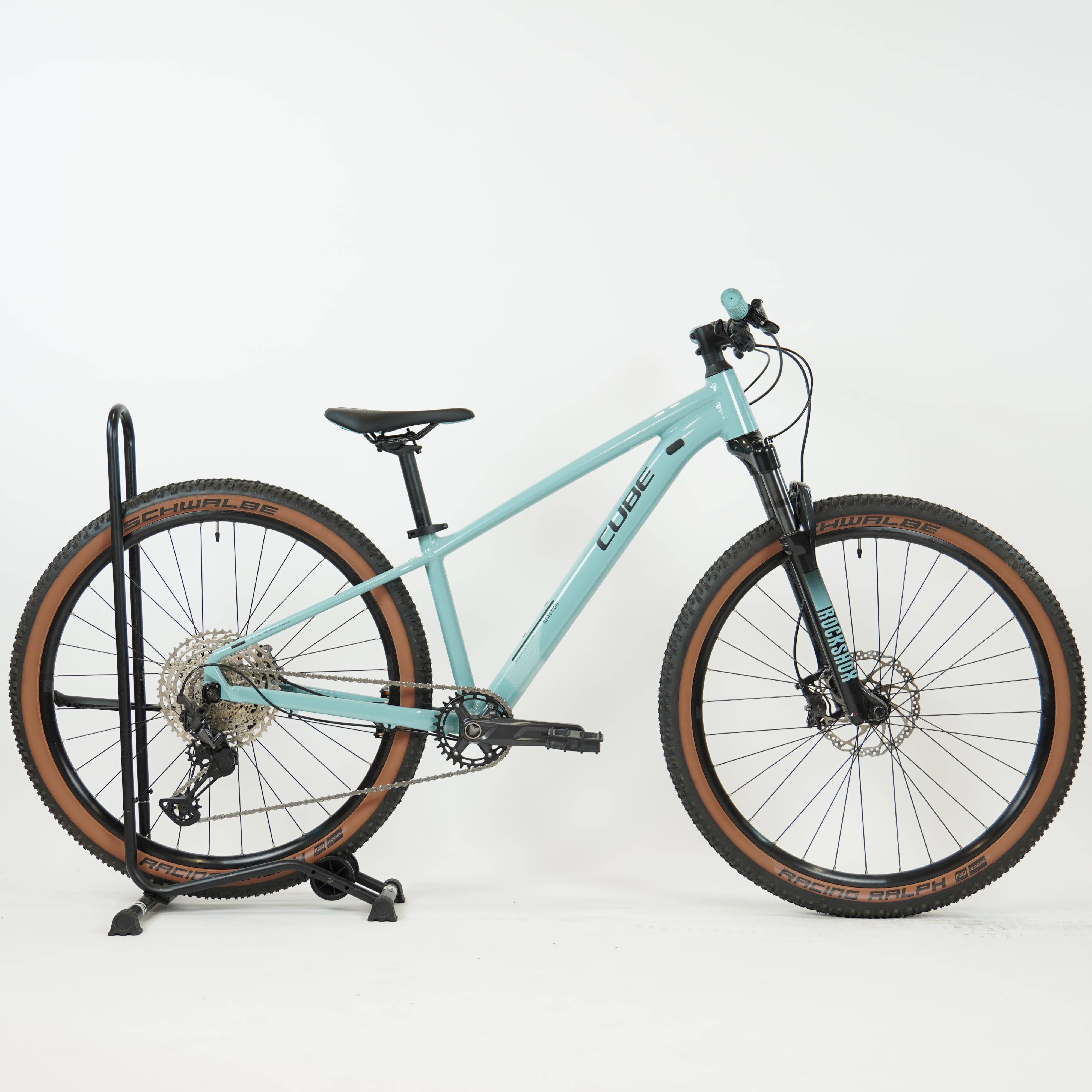 Cube Reaction SLX tealgrey'n'black Ausstellungsrad 2026 - Shimano XT RD-M8100-SGS, ShadowPlus, 12-Speed - 29"