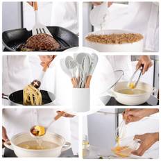 Silicone Cooking Utensil Set Non-stick Kitchen Utensils Set 11 PCS Heat Resistant Kitchen Tools vit