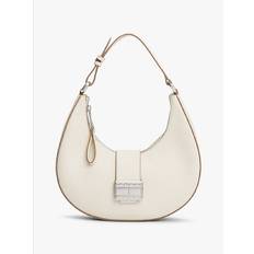 Logo Push Lock Hobo Bag - BLACK - One Size