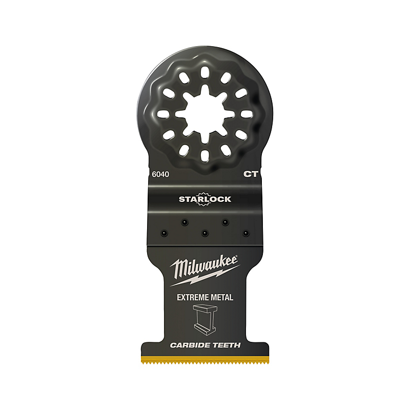 Milwaukee dyksavklinge 35mm Multitool - Starlock karbid TCtil TI M35x32mm til forsk. mat.