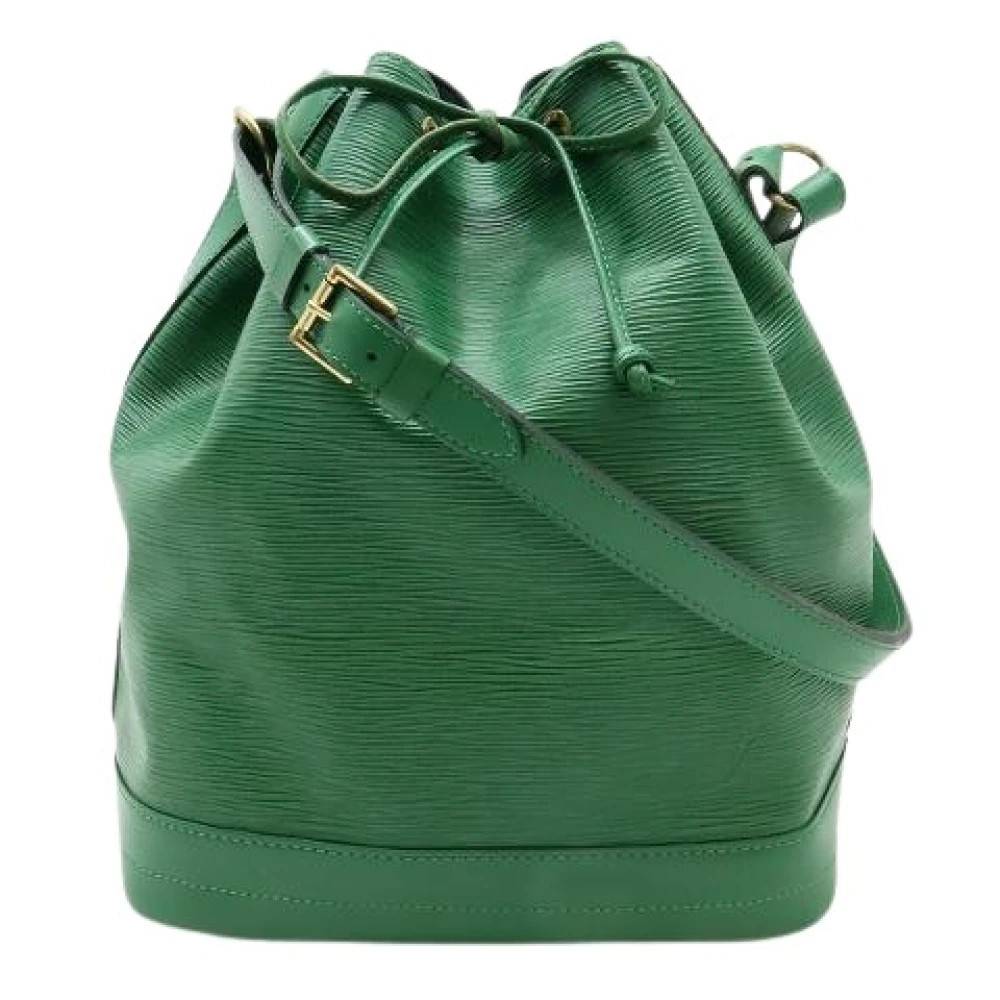 Louis Vuitton Vintage Pre-owned Epi Drawstring Bag - Vintage - Dame - Grøn - ONE SIZE - Uld