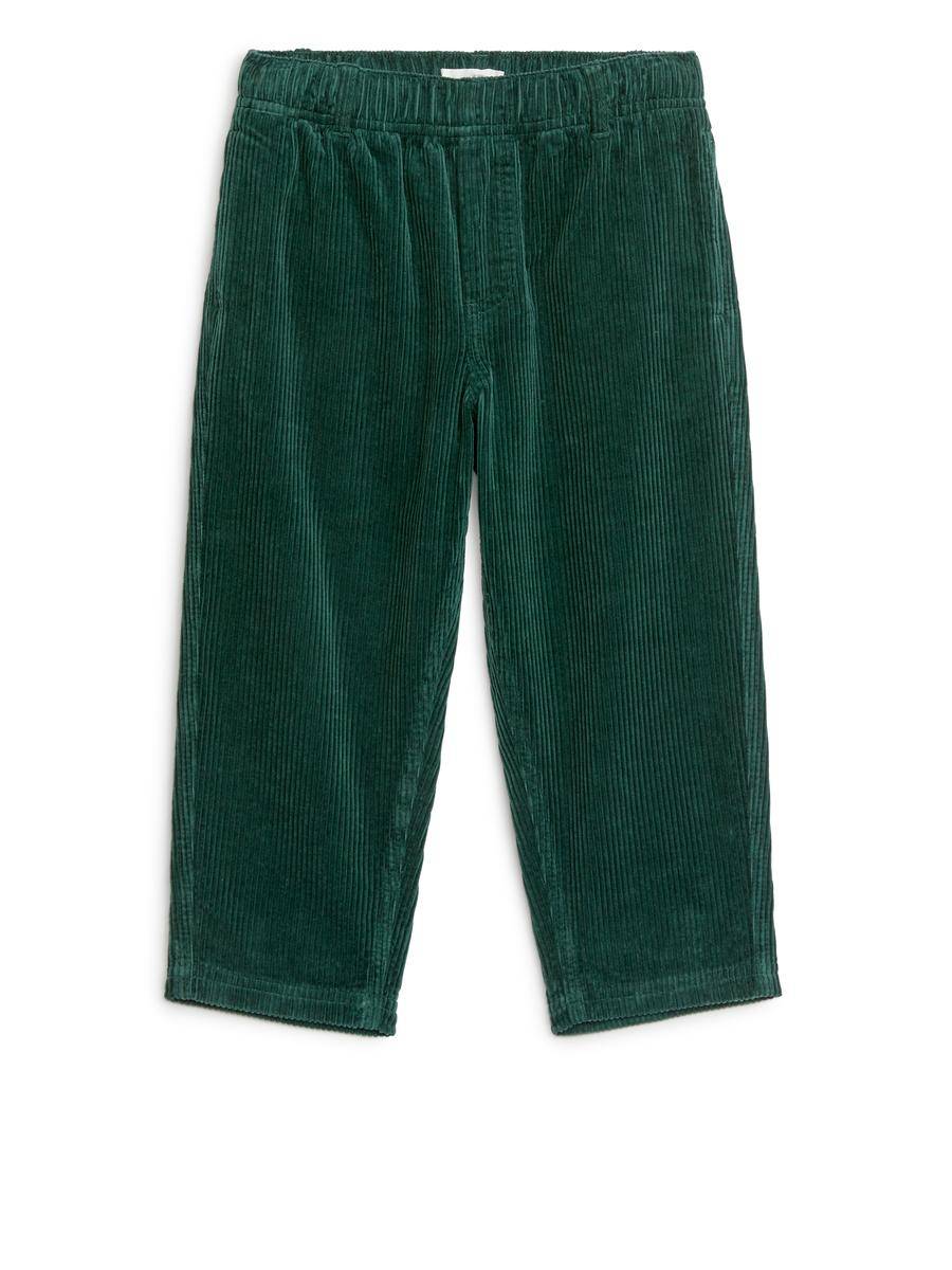 ARKET Corduroy Trousers -Green, 134