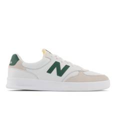 New Balance Men's 300 Court i Green Suede/Mesh, Størrelse 38