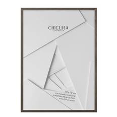 CHICURA Wooden Frame - Dark Oak - Anti-Reflective Acrylic |Brun |50X 70 cm