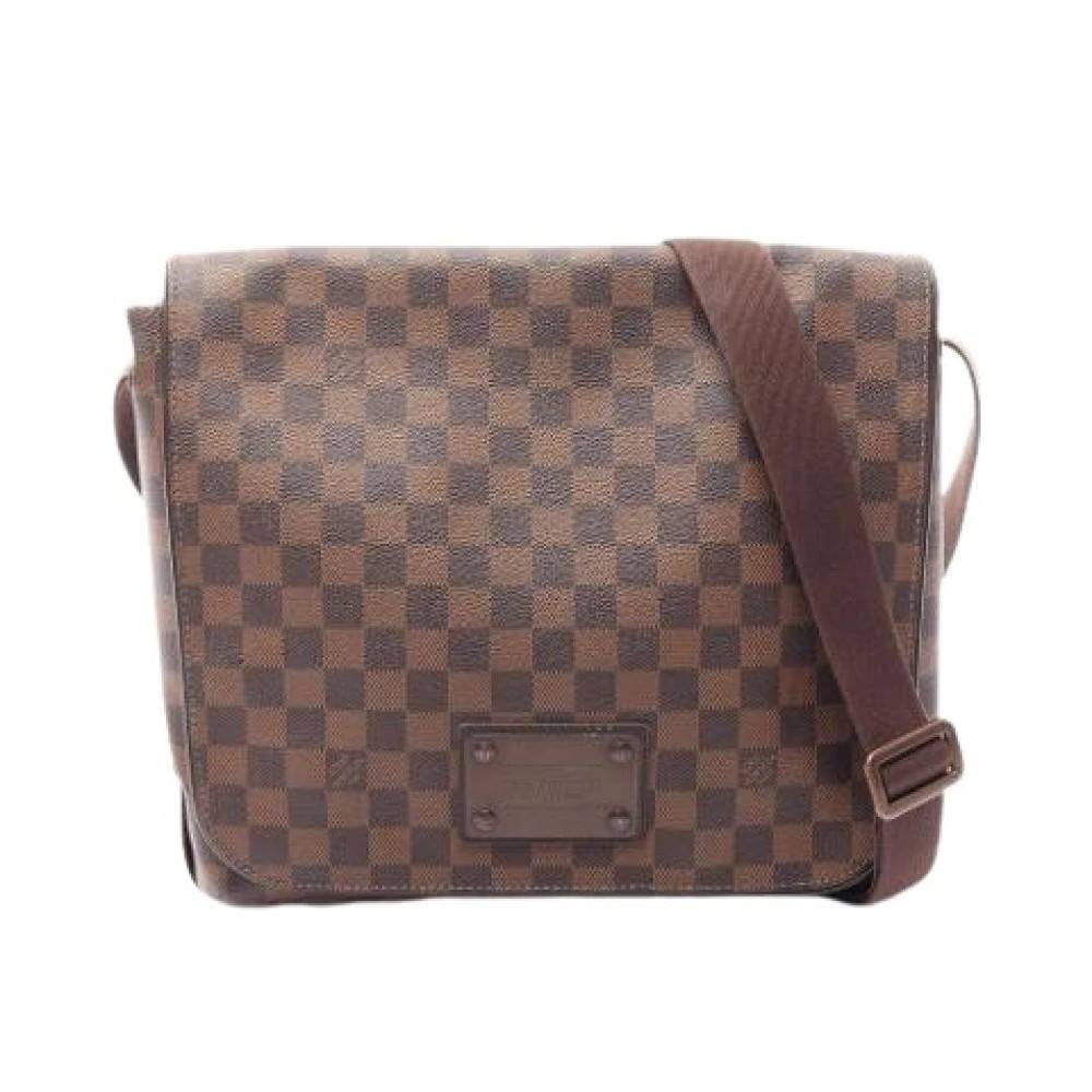Louis Vuitton Vintage Pre-owned Vintage Cross Body Bag - Vintage - Herre - Brun - ONE SIZE - Uld