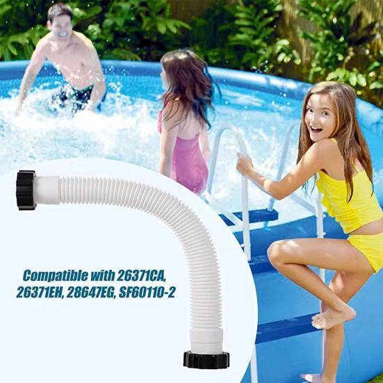 Pool Pump Slang Hållbar Lättvikt Enkel installation Pool Sand Filter Pump Ersättningsslang för ovanjordspool