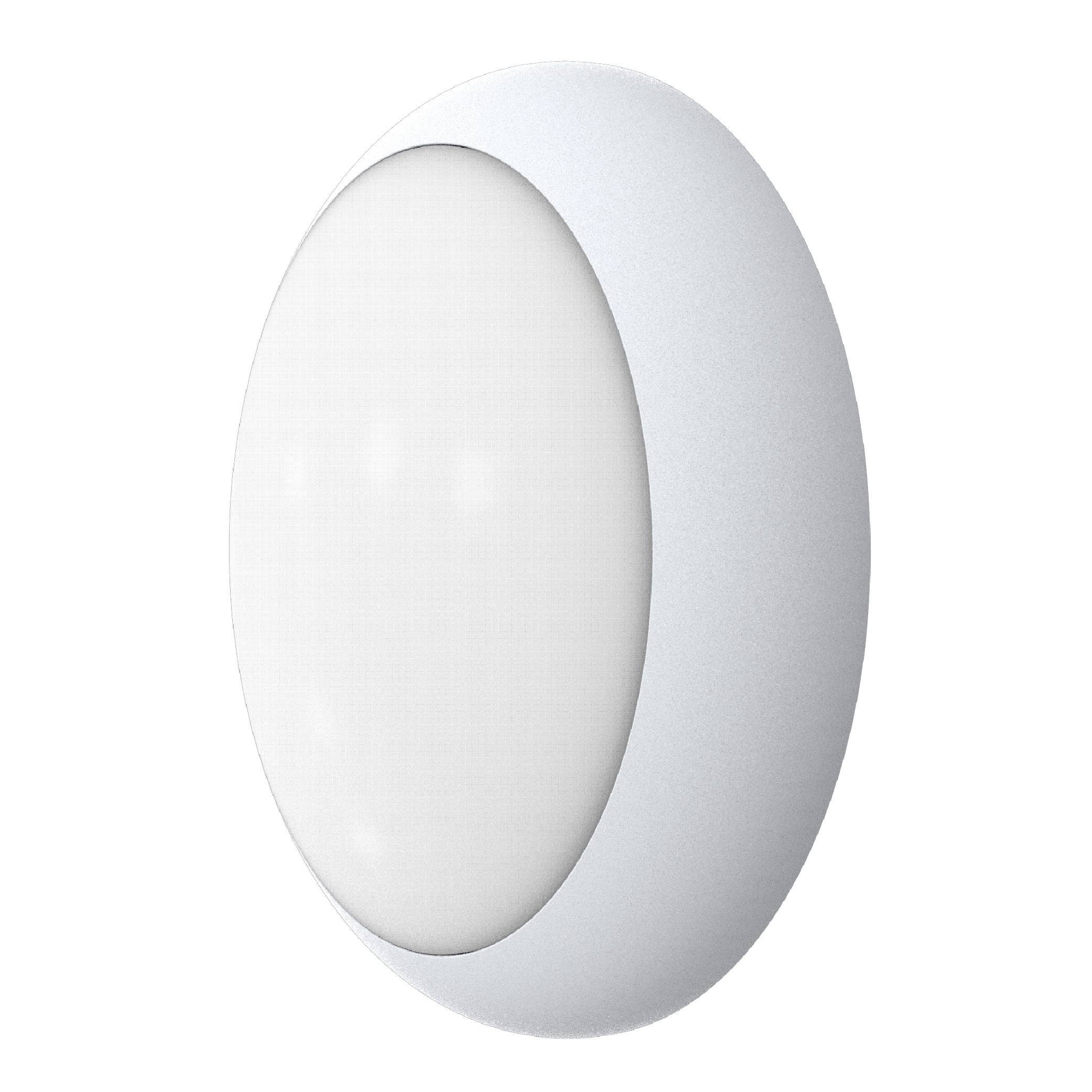 |Noxion LED Væglampe Pro V2 12/16/20W 2400lm - 830-840-865 CCT | 325mm - IP65 - Nødlys 3 Timer + Ring Hvid