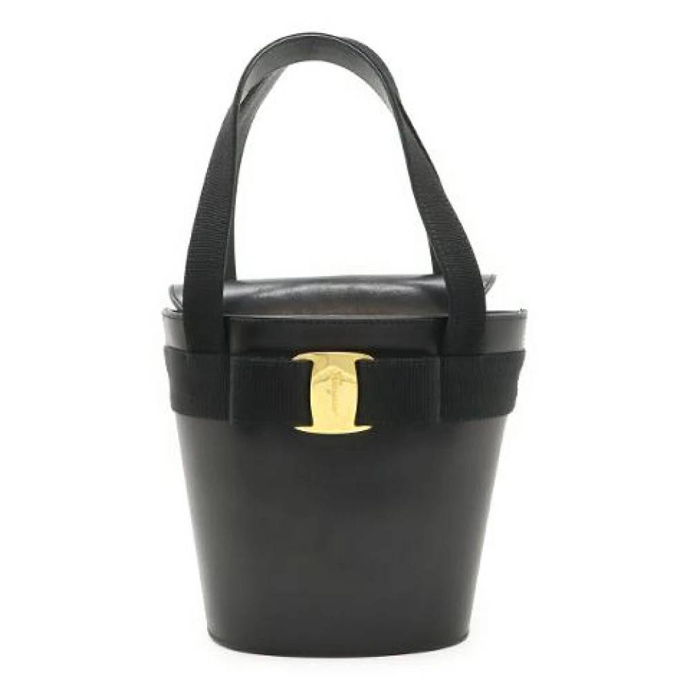 Salvatore Ferragamo Pre-owned - Pre-owned Vara Ribbon Läderhandväska Vintage - Dam - ONE Size - Läder