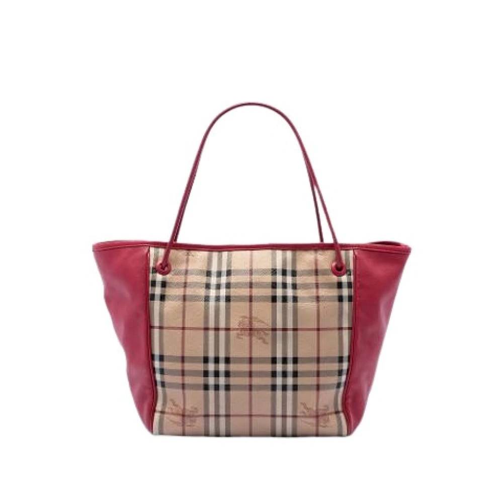 Burberry Vintage Pre-owned Tote Bag - Vintage - Dame - Beige - ONE SIZE - Læder