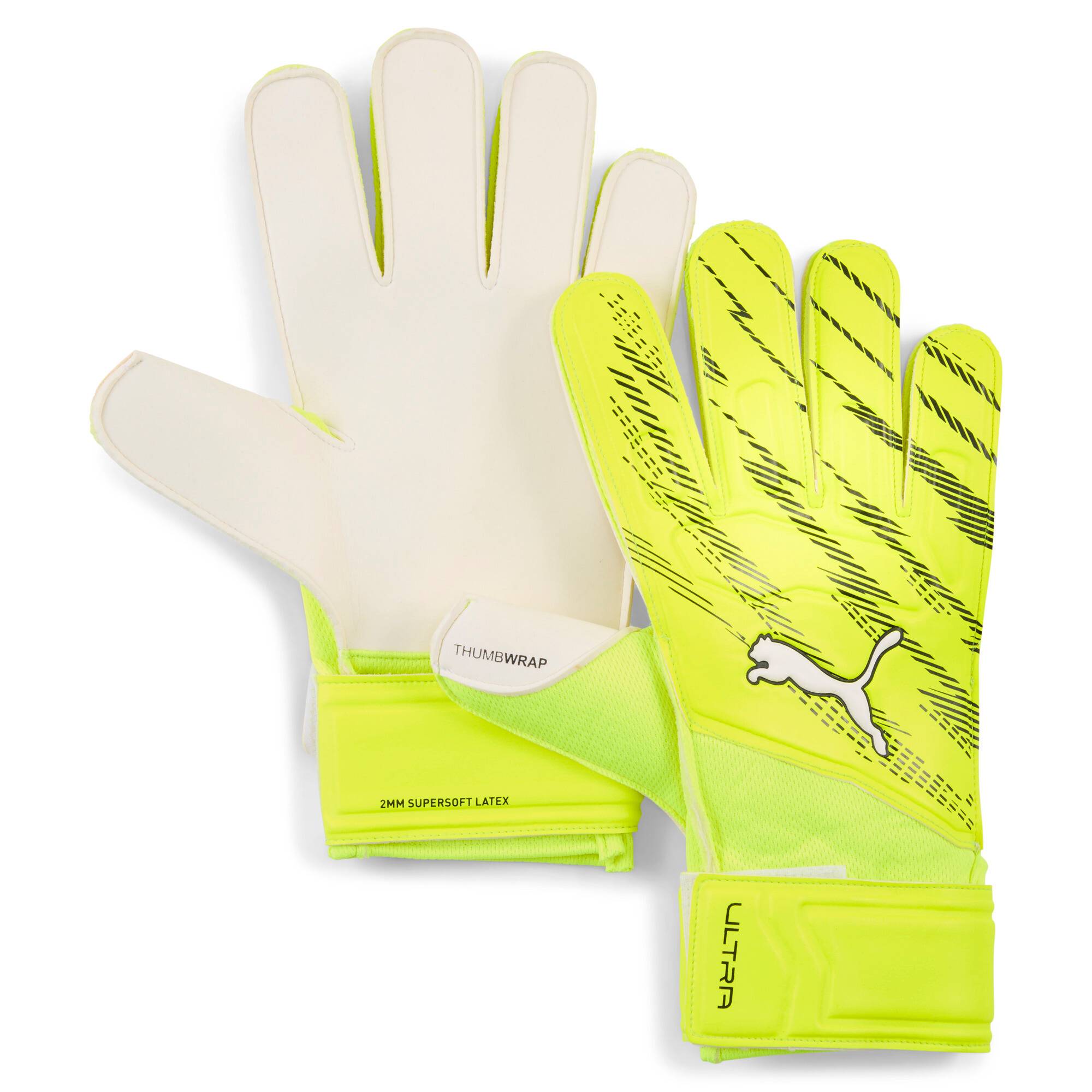PUMA ULTRA Play Goalkeeper Gloves, Accessories, Yellow Alert/Black, 10