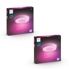 Philips Hue - 2x Infuse Large Ceiling Lamp 42.5cm - Bundle - Fri fragt og klar til levering - Prismatch