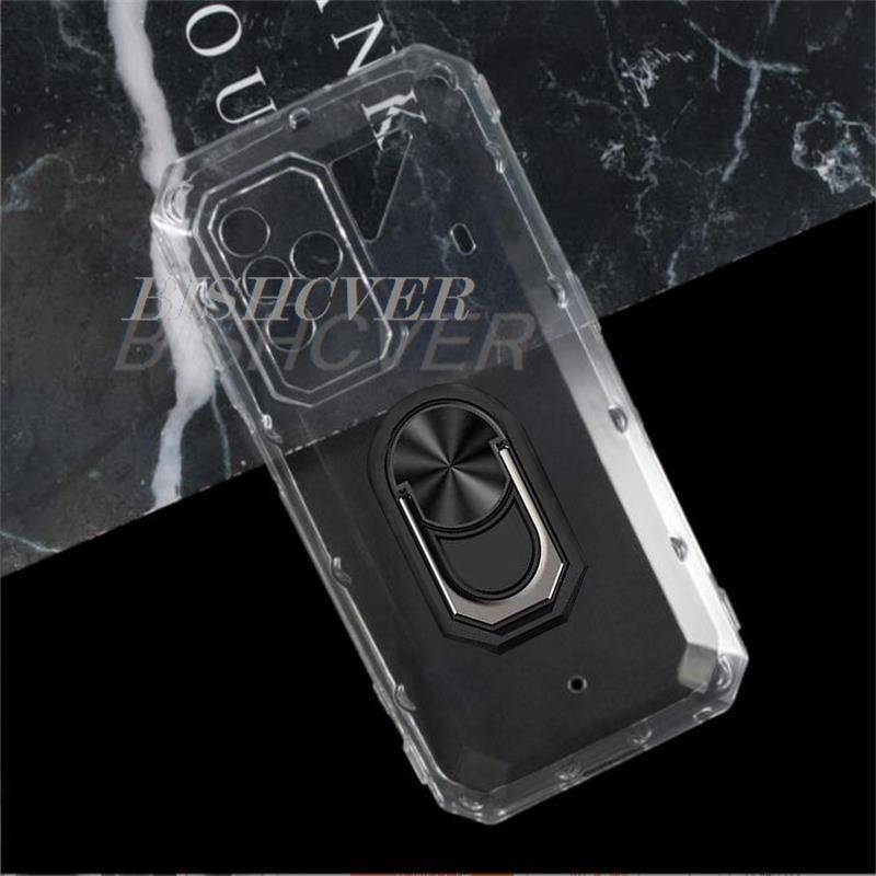 Shockproof Ring Holder For Ulefone Power Armor 18 Ultra 6.58" Armor 18T Ultra Case Soft Silicone TPU Protective Holder Cover