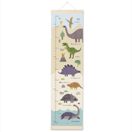 Mätsticka i canvas - Dinosaurier