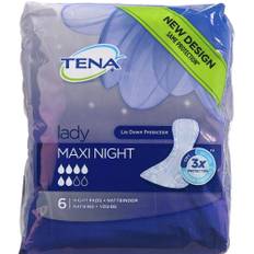 Tena Lady Maxi Night Bind - Tena - 6 stk - Medicinsk udstyr