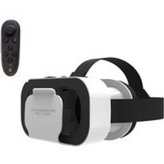 Vr glasögon headset box gafas skyddsglasögon hjälm 3d film film nedsänkt kartong virtual-reality för xiaomii smartphone kartong pc - Vr svart styrenhet
