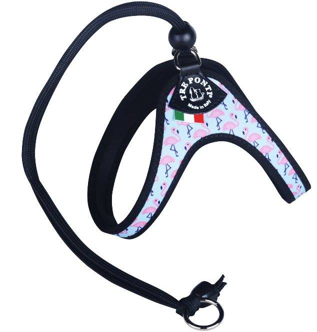 Kattsele Tre Ponti Basic Flamingo Snöre, 3