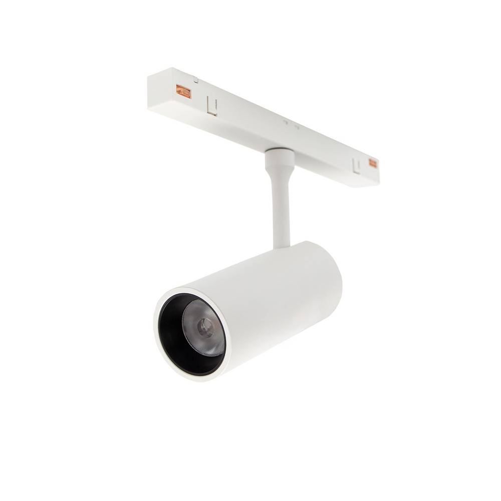 10W SHIFT System Spot M SMART skenspotlight för 48V - CCT, RA90, 24 grader, 5 års garanti - Kulör : CCT (Varm till Kall Vit)
