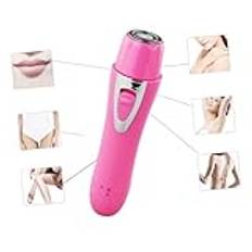 Baluue mode näshårstrimmer näs- och ögonbrynstrimmer mustasch rakapparat elektrisk nästrimmer rosa pink epilator uppladdningsbar näshårstrimmer näshårklippare USB läppstift man