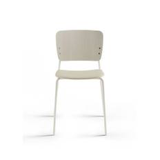 Fogia - Mono Chair / Seat Upholstery - Spisebordsstol - Seat: Pearl White Stained Oak / Gabriel Luna 4006 - W47 x D38 x H81 x SH45 cm