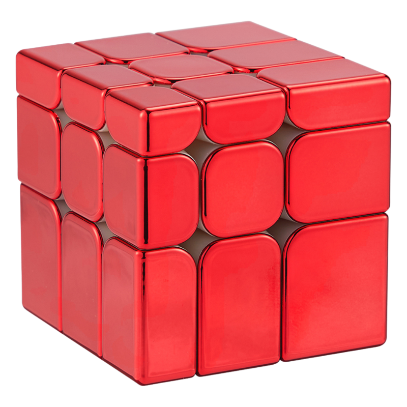 Cyclone Boys Metallic 3x3 Magnetic Mirror Cube Glossy Red - Rubiks Kub