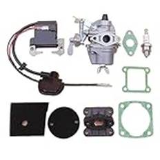 DEMULAX Förgasare Tändspole, for Robin, NB411 BG411 CG411 Luftfilterelement Insugspackningssats Trimmer Monteringspackning för förgasare