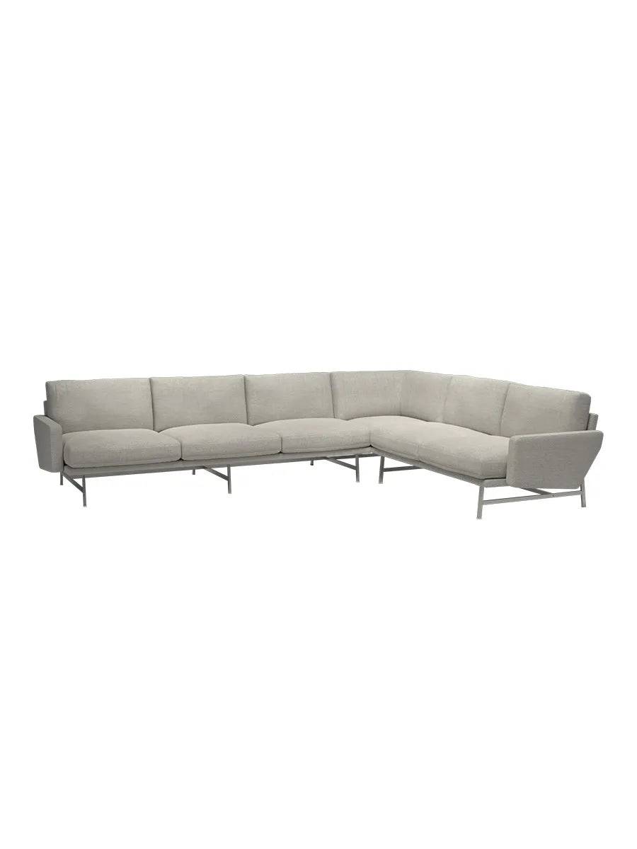 Lissoni PL117S Hjørnesofa, Clay 012 fra Fritz Hansen - Jacobsen Plus