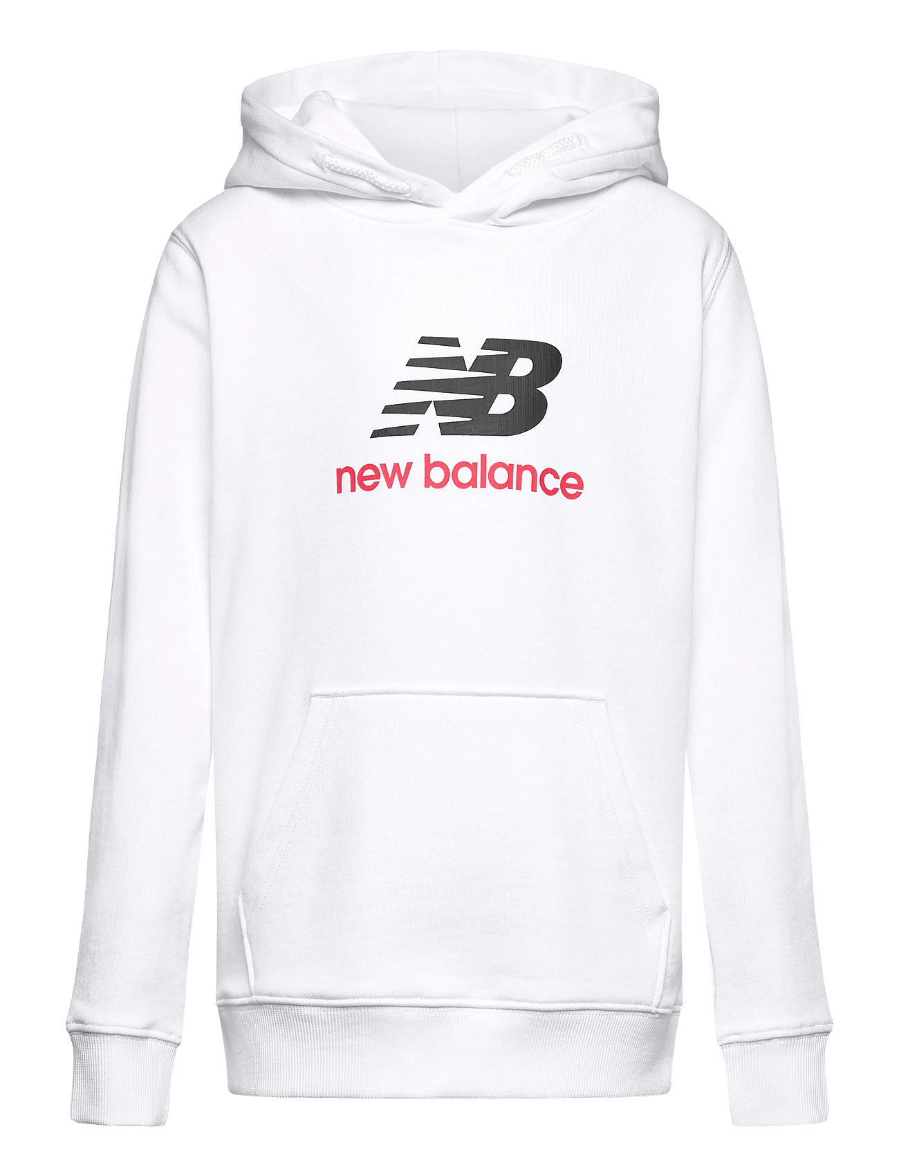 NEW BALANCE New Balance French Terry Stacked Logo Hoodie | White | 128
