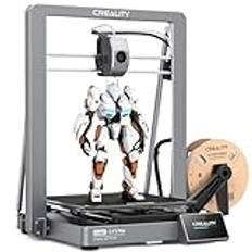 Creality Ender 3 V3 Plus 3D-skrivare, 600 mm/s, hölje helt i metall, förbättrad Extruder, munstycke som snabbt kan bytas, stor utskrift, perfekt för nybörjare, gamers, utbildningsindustrin etc