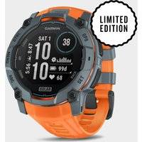 Garmin Instinct 3 Solar 50mm Multi-Sport Smartwatch, Orange - One Size