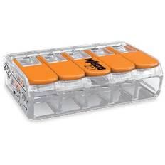 WAGO 5-COMPACT-Verbindungsklemme 4 mm² transparent - 221-415