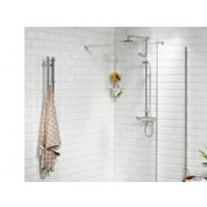 Vetro 70 CM Brusevæg - 6 mm Klart Hærdet Glas, EasyClean