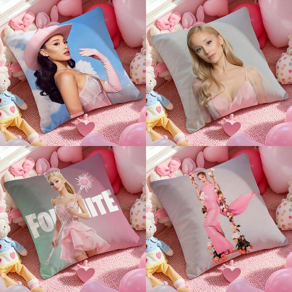A-Ariana G-Grande Sångare Kuddfodral Mönstertryckt Örngott för Vardagsrum Soffa Kuddfodral & Sovrumsinredning