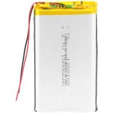 Storlek 1260100 3.7v 10000 mah li-ion lipo celler litium li-po polymer uppladdningsbart batteri för färdskrivare bil bluetooth-högtalare - 1260100 10k mah 4 st