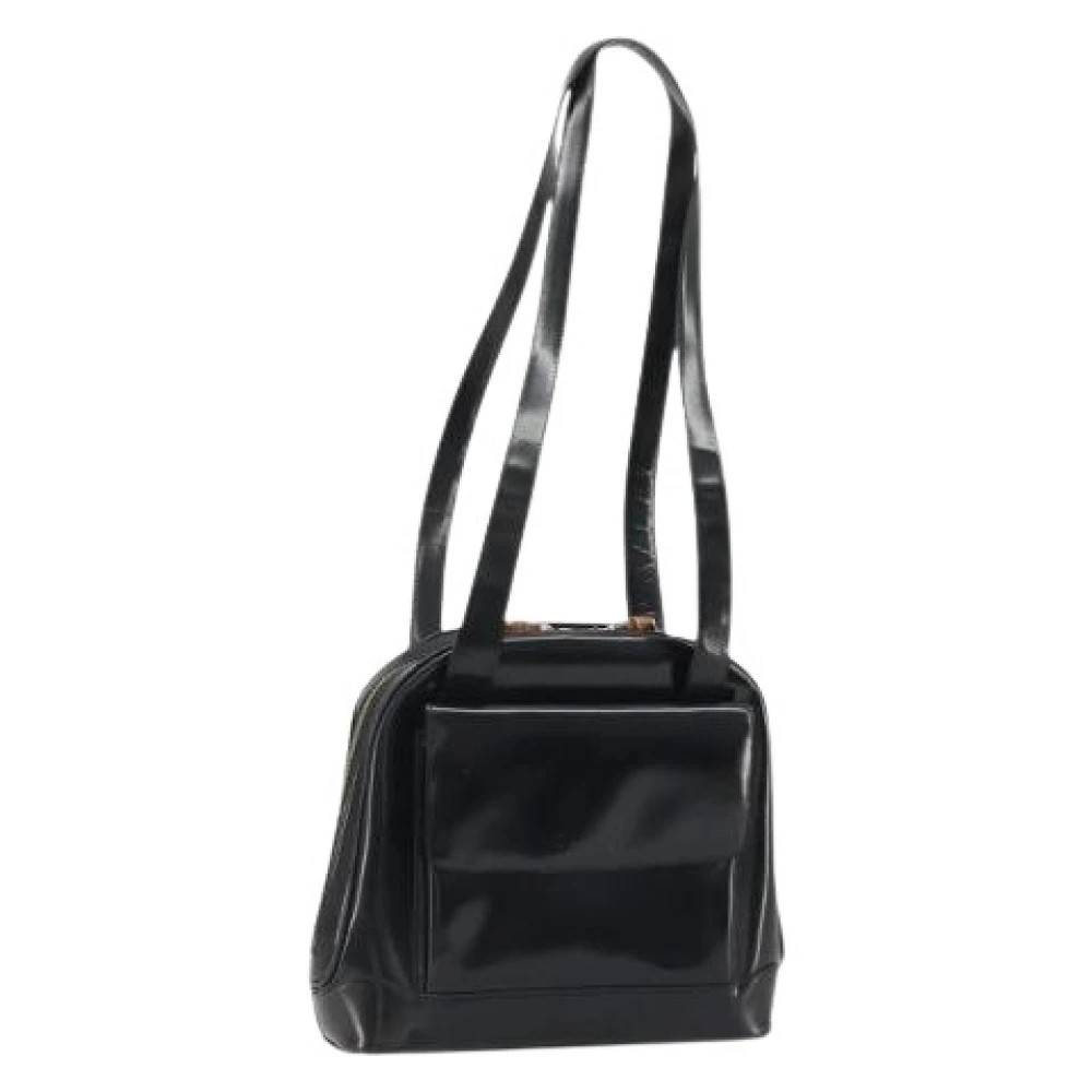 Gucci Vintage Pre-owned Vintage Skuldertaske - Vintage - Dame - Sort - ONE SIZE - Uld